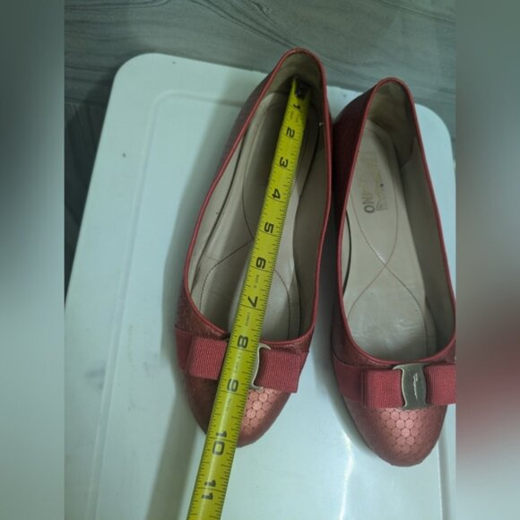 Salvatore Ferragamo Light Red/Pink Flats US 9 - Picture 16 of 16